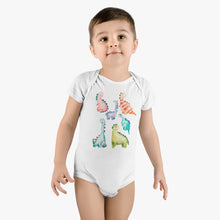 Load image into Gallery viewer, Dino Organic Baby Bodysuit