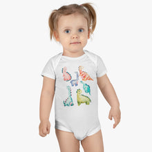Load image into Gallery viewer, Dino Organic Baby Bodysuit