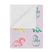 Load image into Gallery viewer, Baby Dinos Minky Blanket