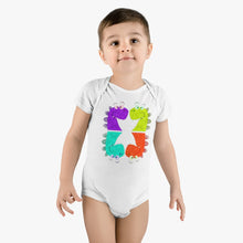 Load image into Gallery viewer, Dino Organic Baby Bodysuit