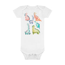Load image into Gallery viewer, Dino Organic Baby Bodysuit
