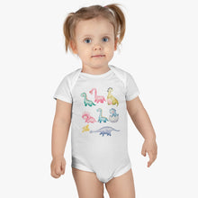 Load image into Gallery viewer, Dino Organic Baby Bodysuit