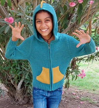 Load image into Gallery viewer, Baby Alpaca Dino Hoodie