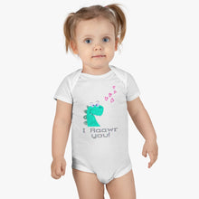 Load image into Gallery viewer, Dino Organic Baby Bodysuit
