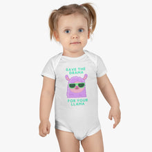 Load image into Gallery viewer, Llama Organic Baby Bodysuit
