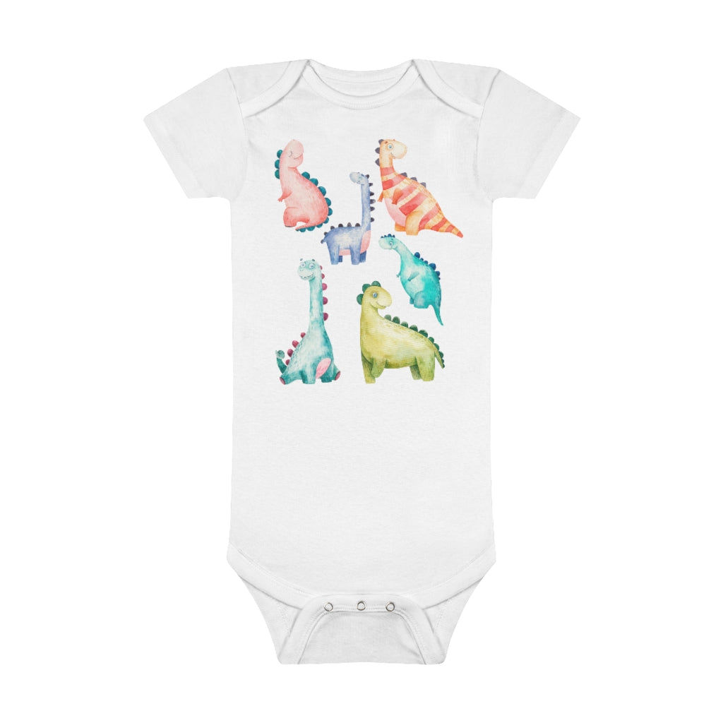 Dino Organic Baby Bodysuit