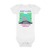 Load image into Gallery viewer, Llama Organic Baby Bodysuit
