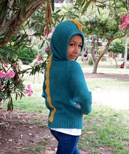 Load image into Gallery viewer, Baby Alpaca Dino Hoodie
