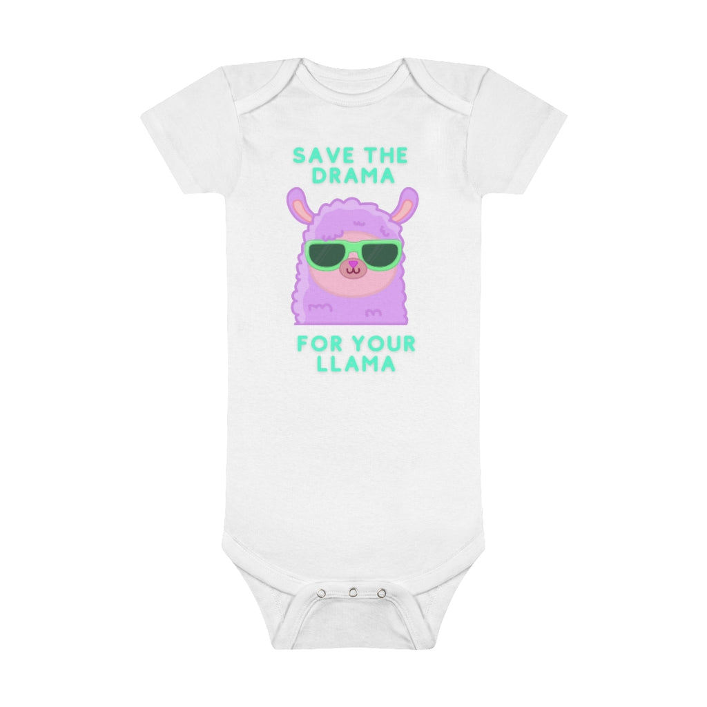 Llama Organic Baby Bodysuit